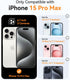 CANSHN Magnetic Case for iPhone 15 Pro Max, Full Camera Protection, Compatible with MagSafe - Deep Green