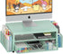 LEKETREE 2 Tier Monitor Stand, Computer Monitor Riser, Office Desk Accessories, Desk