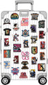 100Pcs Hockey Stickers Perfect for Water Bottle, Laptop, Guitar, Car, Motorcycle, Skateboard, Aesthetic Stickers