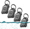 Airtag Holder 4 Pack, IP68 Waterproof Keychain Holder, Hard TPU Airtag Keychain with 360 Full Protection for Apple
