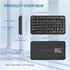 Rii Mini Bluetooth Keyboard, Portable Wireless Backlit Keyboard, Rechargeable for Smart TV/Android TV