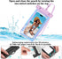 4 Pack Iridescence Universal Waterproof Phone Pouch, Large Phone Waterproof Case Dry Bag for Apple iPhone, Samsung, up
