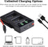 Batmax 2Pcs NB-2L NB-2LH Battery + USB LED Charger for Canon PowerShot G7, G9, S80, S70, EOS 350D, 400D