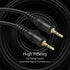 TNP 2.5mm Audio Cable (3FT) - Male to Male Subminiature Stereo Headset with Gold Plated Connector Wire Cord