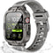 Dsytom Waterproof Case with Band for Apple Watch 45mm 44mm 41mm 40mm, Rugged Strap with Tempered Glass Protector