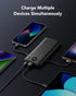VRURC Portable Charger with Wall Plug, 10000mAh Slim Power Bank with Built-in Cables, PD 20W Fast Charging