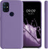kwmobile TPU Silicone Case for OnePlus Nord N10 5G - Soft Finish, Violet Purple