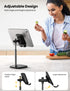Lamicall Adjustable Cell Phone Stand, Height Angle Mobile Holder for Desk, Compatible with iPhone 14 Plus, 13, Pro, Pro