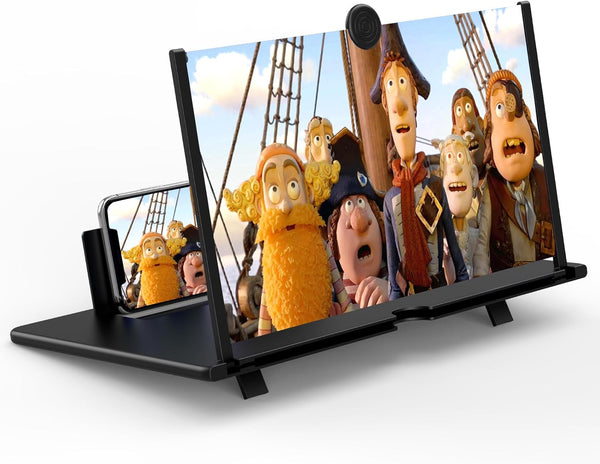 18" Screen Magnifier, 3D HD Mobile Phone Magnifying Projector Screen for Movies, Videos, Gaming