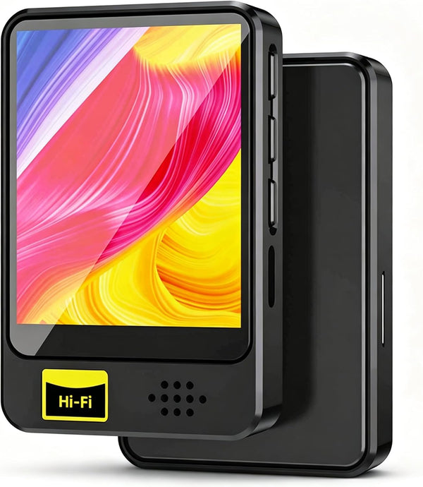 SENECESLI MP3 MP4 Player with Bluetooth, Music Player with USB Charging, HiFi Sound