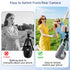 Voinap Phone Camera Remote Control for iPhone Android iPad with Zoom, Bluetooth Camera Remote Clicker with Front/Rear