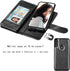 Njjex for Moto E Case 2020, Luxury PU Leather Wallet Case 6.2" with 9 Card Slots, Detachable Kickstand