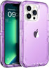 ORIbox Case for iPhone 13 Pro Max/12 Pro Max - Purple, 10 FT Military Grade Drop Protection, Transparent Heavy Duty