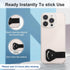 Mabor 2Pcs Thin Phone Kickstand Attachment, Universal Kickstand for Phone Case Vertical/Horizontal Metal Rotatable