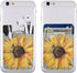 Sunflower Phone Card Holder, Adhesive Credit Card Holders Sleeve for Phone Case Compatible with Most Phones