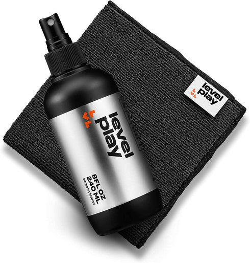 Screen Cleaner Kit from LEVELPLAY: Cleaner for Electronic Devices, 8oz Alcohol-Free Spray + Microfiber Cloth