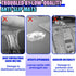 KPFILEH 4PCS Detector(8cm) Car Sticky Gel Pads, Multi-Functional Removable Anti-Slip Magic Gel Mat for Car Dashboard