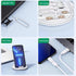 ZALUJMUS Multifunctional Data Cable Storage Box Adaptor for USB-C and Micro-USB Devices Universal Data Transfer Cable