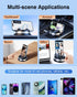 OATSBASF Cell Phone Holder for Car, Dashboard Car Phone Mount 360° Rotatable with Non-Slip Silicone
