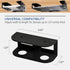 1.37" BYMECOST Under Desk Laptop Storage Mount, Metal Under Desk Device Holder, for Devices Up to Thick, MacBook, Mini