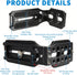 Bestoct 1/4" 3/8" DSLR Camera L Bracket with & Screw Hole, Vertical Horizontal Switching Tripod Mount Quick Release