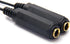 SiYear 6.35mm 1/4 inch Male Plug Stereo to 2 Dual 1/4 "TRS Female Jack Connector | Audio Speaker Cable, Y Splitter