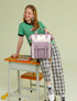 Backpack Backpacks Daypack,Purple 15.6in LOVEVOOK Laptop for Women, Teacher Nurse Bag Work Travel Computer Purse,Water