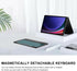 Keyboard Case for Samsung Galaxy Tab S9+ Plus 12.4 inch, 7 Colors Backlit, Magnetic Detachable, Bluetooth Connection,