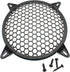 2 Pack 12 Inch Subwoofer Grill Covers, Waffle Grill Guard Protector with Mounting Screws, ABS Mesh Round