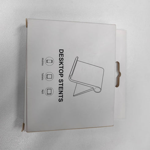 Adjustable Cell Phone Stand Holder - Foldable Desktop Phone Cradle Dock for iPhone, iPad, Tablet 4 to 7.9 Inch