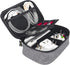sisma Travel Electronics Organizer Small Carrying Case for Cables Phone Chargers USB Plugs Power Cords Earbuds Adapter