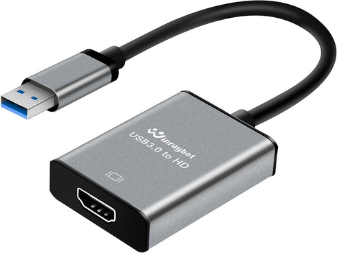 WinRaybot USB to HDMI Adapter for Monitor 1080P@60Hz Display with 5Gbps High Speed