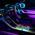 Wireless Charger Fast Wireless Car Charger, Light Up Charging Pad for Car Cell Phone, RGB Cordless Charger for S23/S22,