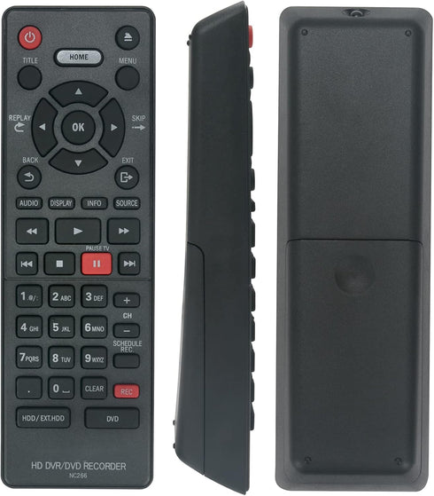 NC266 NC266UH Remote Control - Compatible with Magnavox HD DVR DVD Recorder MDR868H, MDR865H, MDR867H