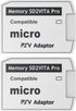 Skywin SD2Vita PS Vita Memory Card Adapter, Compatible with PS Vita 1000/2000, 3.6 or HENkaku System (2 Pack)