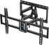 Pipishell Full Motion TV Wall Mount - Fits 37-75 inch Flat/Curved TVs up to 100lbs, Swivel and Tilt