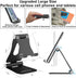 YOSHINE Upgraded Phone Stand for Desk, Adjustable Foldable Aluminum Holder for All iPhone Smartphones and iPad Tablets