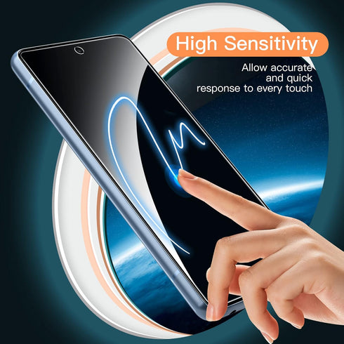JETech 9H Tempered Glass Screen Protector for Samsung Galaxy A53 5G/A52/A52 5G/A52s 5G, HD Clear, Anti-Scratch, 3-Pack