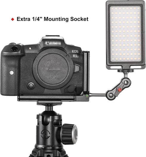 Generic DPL-09 L Bracket for DSLR Arca Swiss Tripod Quick Release QR L Plate Camera Mount Accessory