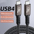 240W 3.2FT USB4 Fast Charging Cable USB-C to USB-C, Compatible with Thun-debalt 4/3, Supports 8K@60Hz Display & 40Gbps Data Transfer, for All Type-C Devices and Mavic 3 Mini 4 Pro Controller Charging