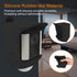 Fintie Black Silicone Case for Ring Spotlight Cam, Soft Weather Resistant Protective Skin Cover for Battery HD Security