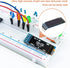 JAMHER 0.91 Inch I2C 128x32 Wire(5Pack IIC OLED Display Module Pixel Mini Self-Luminous Display Screen Board