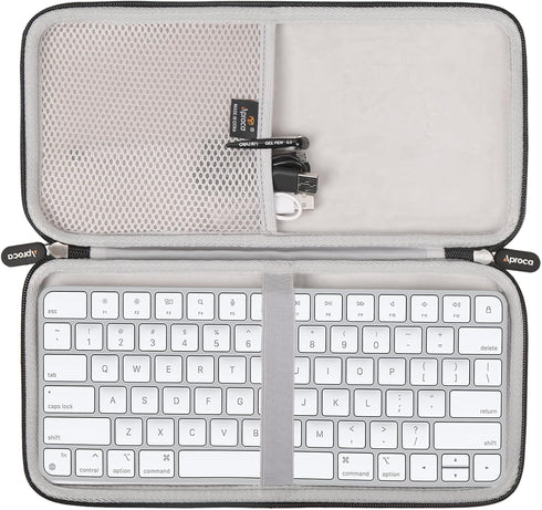 Aproca Hard Travel Storage Case for Apple Magic Keyboard/OMOTON Ultra-Slim Bluetooth Keyboard