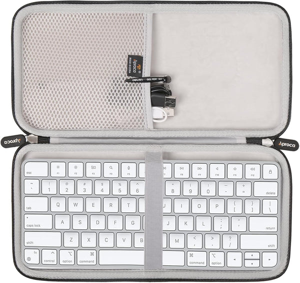 Aproca Hard Travel Storage Case for Apple Magic Keyboard/OMOTON Ultra-Slim Bluetooth Keyboard