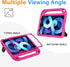 BMOUO Kids Case for iPad Air 5th/4th Generation 2022/2020, Shockproof Handle Stand with Built-in Screen Protector