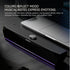 Colorful 3.5mm Gaming Soundbar,Computer SoundBar for PC,USB Speakers,RGB Touch Lights,USB-C/A Powered Input, Compact