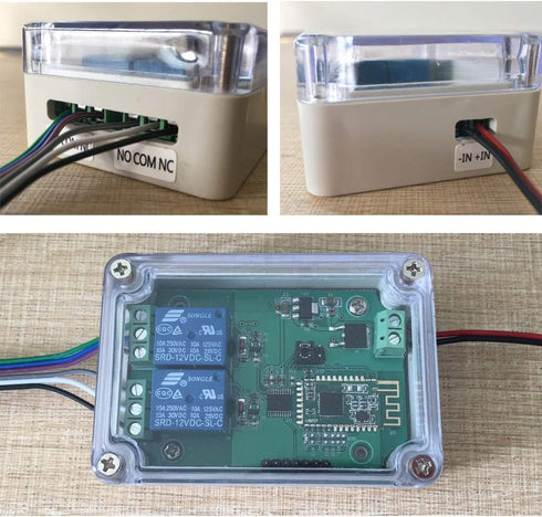 DSD TECH 2 Channel Bluetooth 4.0 BLE Relay Module for iPhone and Android (12V)