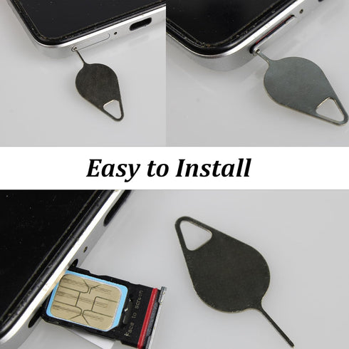 Runseaway 120PCS Universal SIM Card Removal Tool Kit, Sim Card Tray Ejector Pin Key Compatible with Most Smartphone