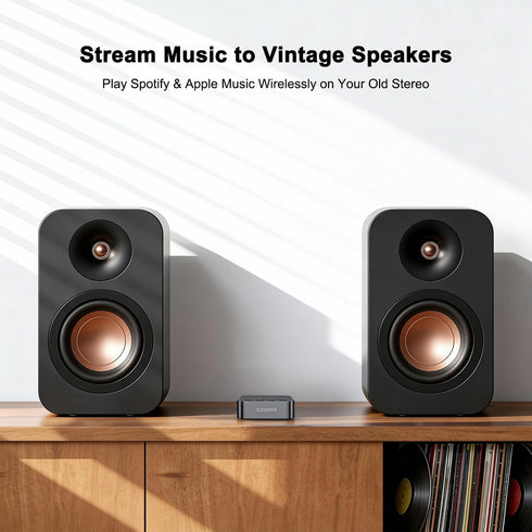 ELEVENKR 6.0 Bluetooth Receiver for Home Stereo - Bluetooth Audio Adapter for Old Stereo/Wired Speakers/Music Streaming