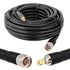 XRDS-RF KMR400 SMA to N Cable 35ft, Low Loss Extension Cable with N-Male to SMA-Male Connector, 50 Ohm